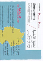 Bild Grundrechte (Falter) Deutsch-Englisch-Arabisch