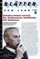 Bild Zwischen Heimat und Exil. Der rheinhessische Schriftsteller Carl Zuckmayer