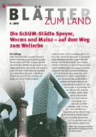 Bild Die SchUM-Städte Speyer, Worms und Mainz - auf dem Weg zum Welterbe