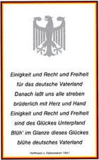 Bild Buchzeichen: Deutschlandlied