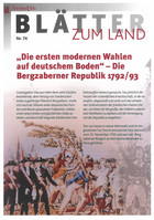 Bild Die ersten modernen Wahlen auf deutschem Boden - Die Bergzaberner Republik 1792/93
