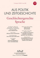 Bild Geschlechtergerechte Sprache